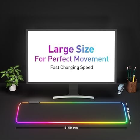 LED Mouse Pad – Large RGB Gaming Mouse Mat - Image 2