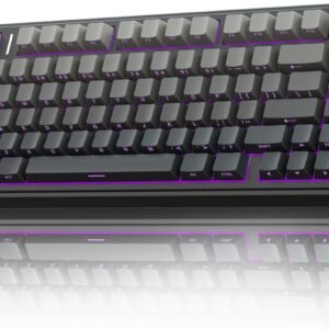 Wireless Mechanical Keyboard – Hot-Swappable RGB Keyboard with Knob & Pre-Lubed Reaper Switches